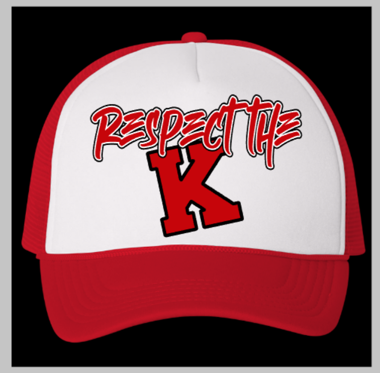Respect the K Hats (Red and White)